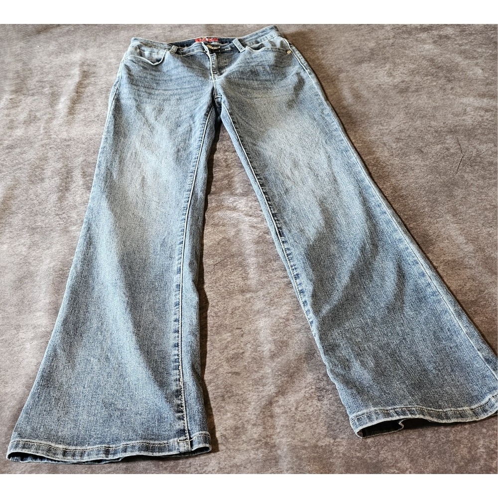 Guess Vintage Womens Jeans 29x30 Bootcut Flare Blue Denim Y2K 90s 1-01696